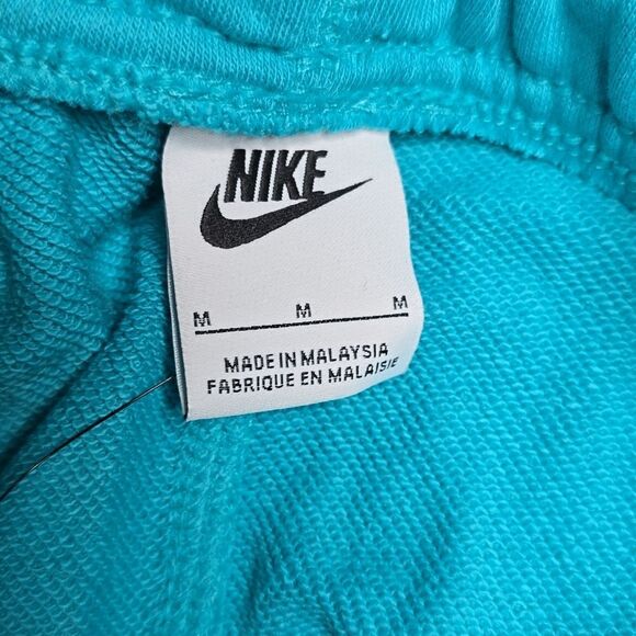 1210 NWT Nike Club FT Flow Vibes Shorts Sz Medium White/Dusty Cactus - Picture 6 of 7